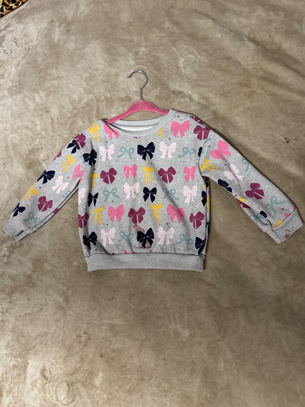 Garanimals Gray Sweatshirt with Multicolor Bows